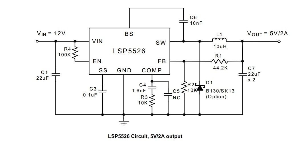دیتا شیت آی سی lsp5526 | IC datasheet lsp5526 