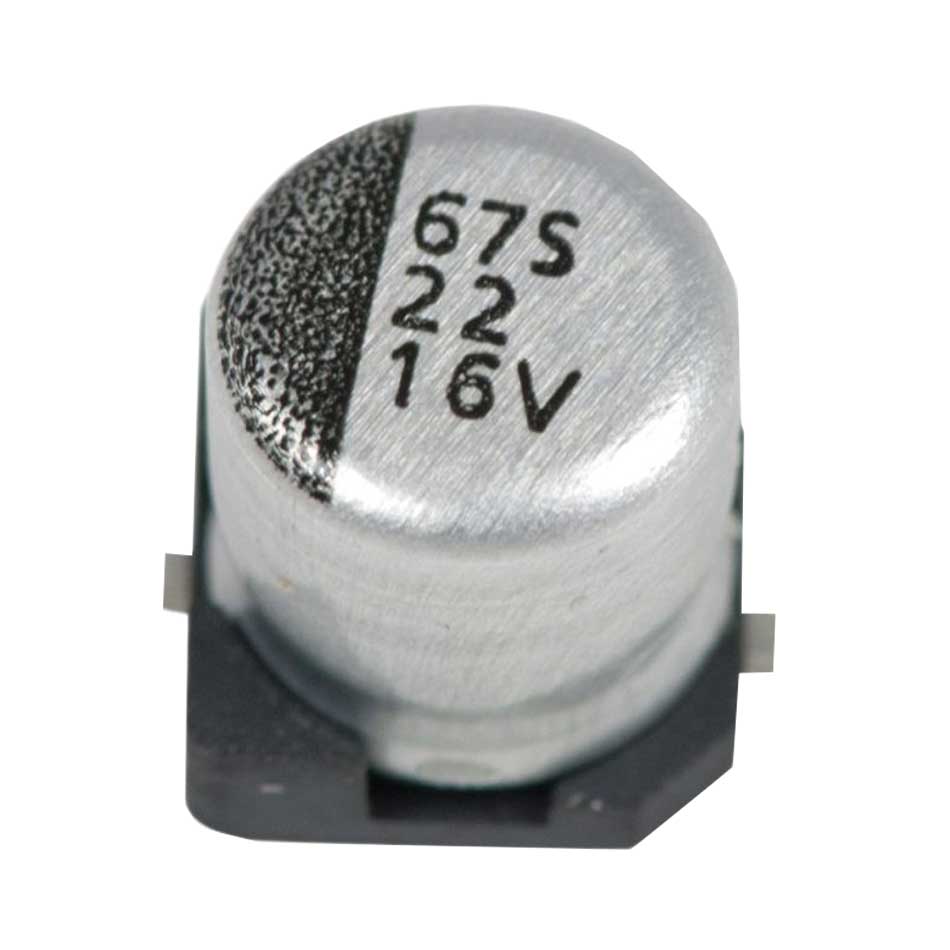 خازن الکترولیت 22U 16V SMD | Electrolytic capacitor 22U 16V SMD