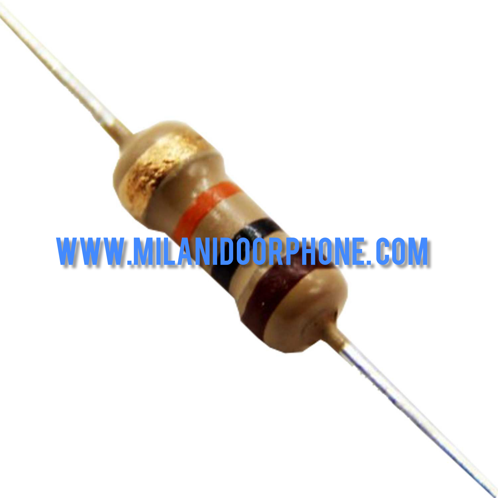 مقاومت 10کیلو اهم 1/4 وات 5 درصد | Resistance 10 kOhm 1/4 watt 5%