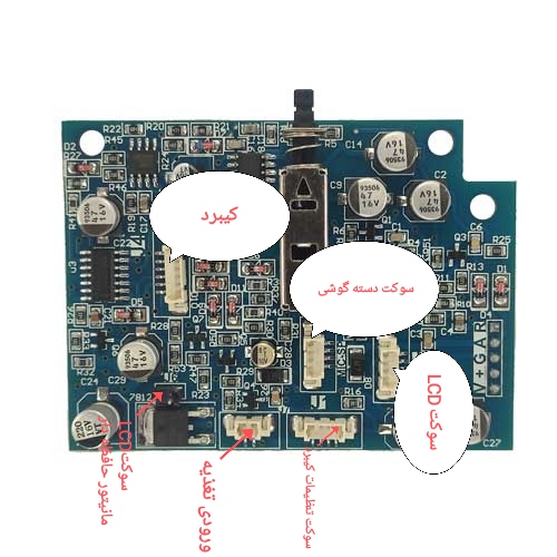 نحوه نصب سوکت برد مانیتور اس ام دی | How to install SMD monitor board socket
